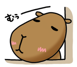 funny capybara sticker2 sticker #6362646