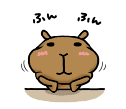 funny capybara sticker2 sticker #6362661