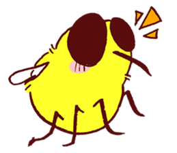Bee fly! sticker #6362712