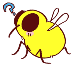Bee fly! sticker #6362743
