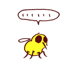 Bee fly! sticker #6362746