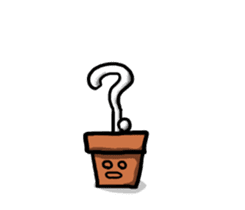 Potted plant for you. sticker #6362814