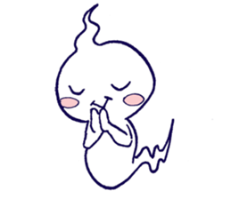 Sompong the scary ghost sticker #6362833