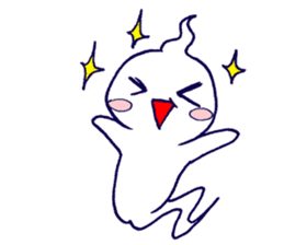 Sompong the scary ghost sticker #6362834