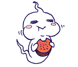 Sompong the scary ghost sticker #6362837