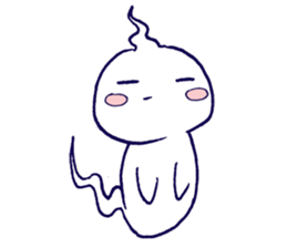 Sompong the scary ghost sticker #6362838