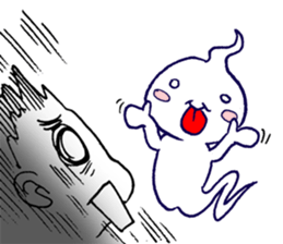 Sompong the scary ghost sticker #6362843