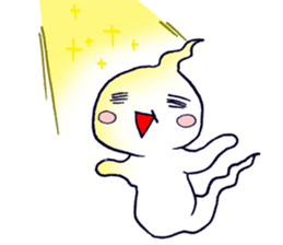 Sompong the scary ghost sticker #6362846