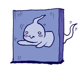 Sompong the scary ghost sticker #6362847