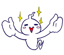 Sompong the scary ghost sticker #6362849