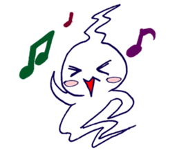 Sompong the scary ghost sticker #6362851