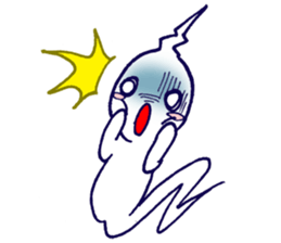 Sompong the scary ghost sticker #6362853