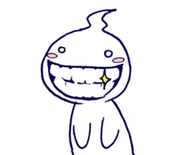 Sompong the scary ghost sticker #6362854