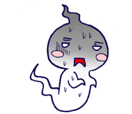 Sompong the scary ghost sticker #6362861