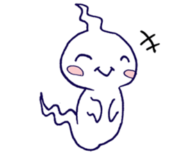 Sompong the scary ghost sticker #6362864