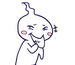 Sompong the scary ghost sticker #6362865