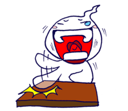 Sompong the scary ghost sticker #6362866