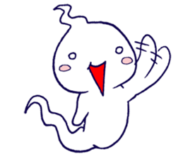 Sompong the scary ghost sticker #6362870