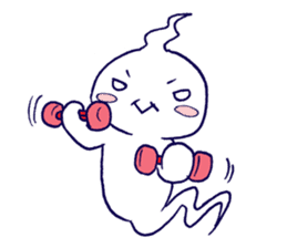 Sompong the scary ghost sticker #6362871