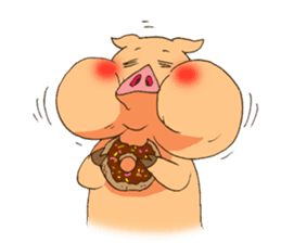 Moo-waan : The crazy pig sticker #6362874