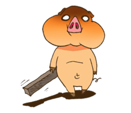 Moo-waan : The crazy pig sticker #6362879