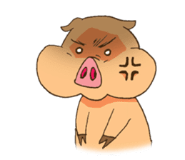 Moo-waan : The crazy pig sticker #6362884