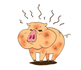 Moo-waan : The crazy pig sticker #6362900
