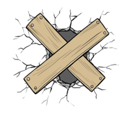 From the other side of the wall sticker #6363551