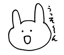 uzai usagi? sticker #6363566