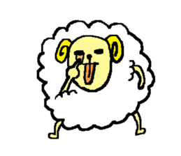 sheep Kinako sticker #6363717