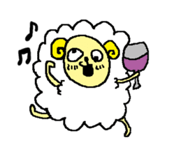 sheep Kinako sticker #6363726