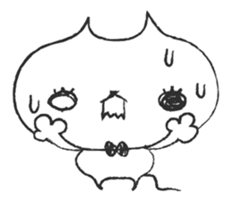 Pencil doodle Cat sticker #6363768
