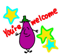 Oppodoji and Mr. Eggplant sticker #6364355