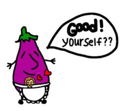 Oppodoji and Mr. Eggplant sticker #6364379