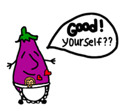 Oppodoji and Mr. Eggplant sticker #6364379