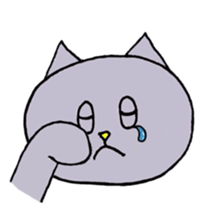 Blue-eyed cat sticker #6364634