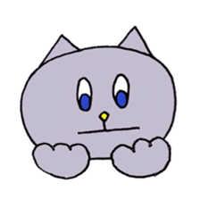 Blue-eyed cat sticker #6364640