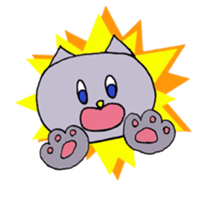 Blue-eyed cat sticker #6364645