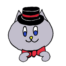 Blue-eyed cat sticker #6364660