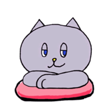 Blue-eyed cat sticker #6364666