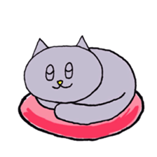 Blue-eyed cat sticker #6364671