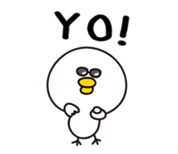 Yellow&white Chicks vol.2 sticker #6364846