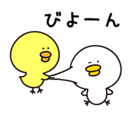 Yellow&white Chicks vol.2 sticker #6364865