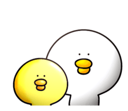 Yellow&white Chicks vol.2 sticker #6364871
