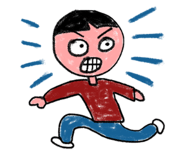 Crayon Kids and Children Drawing Sketch sticker #6365318