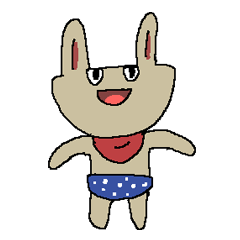 Pretty rabbit dog cat bear baby