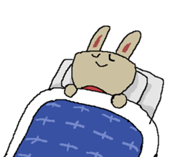 Pretty rabbit dog cat bear baby sticker #6366425