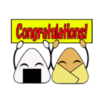 Rice-ball sticker sticker #6366503