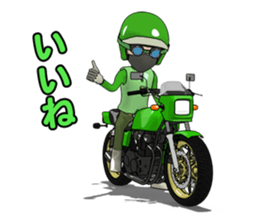 I continue to ride a motorcycle sticker #6366632