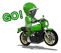 I continue to ride a motorcycle sticker #6366637